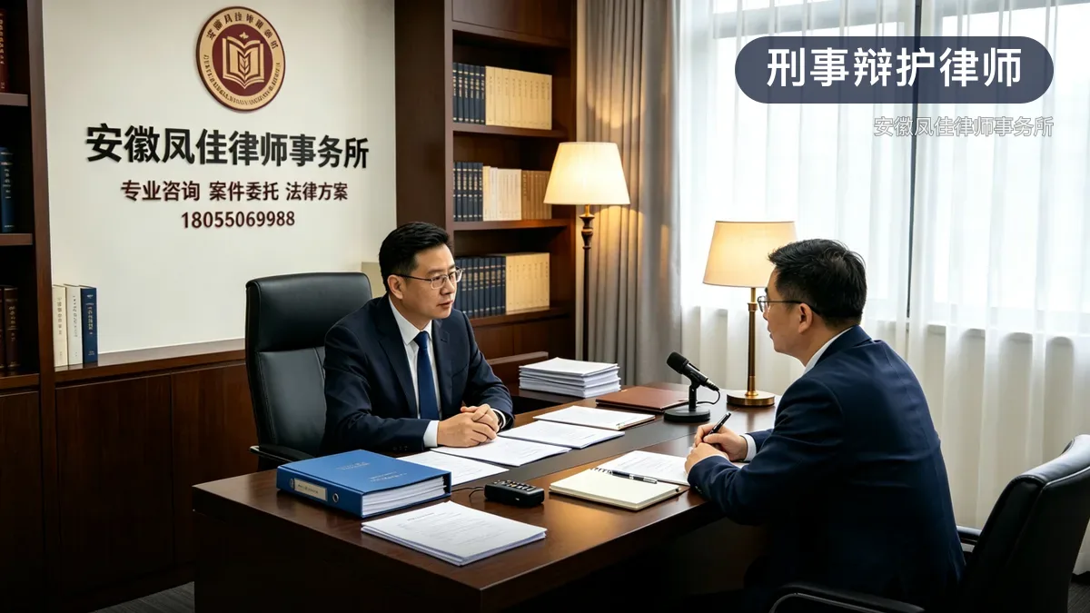 刑事辩护律师 · 安徽凤佳律师事务所官方服务认证